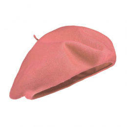 Authentic Summer Cotton Beret Coral - Heritage by Laulhère