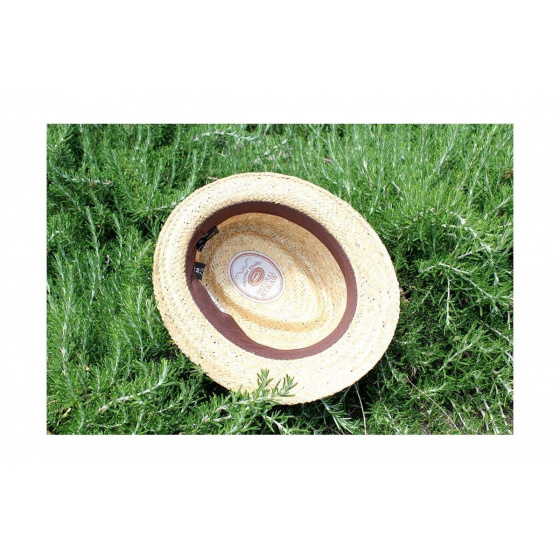 Chapeau Trilby Varadero Paille Naturel - Traclet