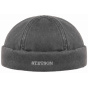 Winter Docker Beanie Aged Cotton Black - Stetson