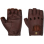 Brown Summer Leather Driving Mittens - Stetson