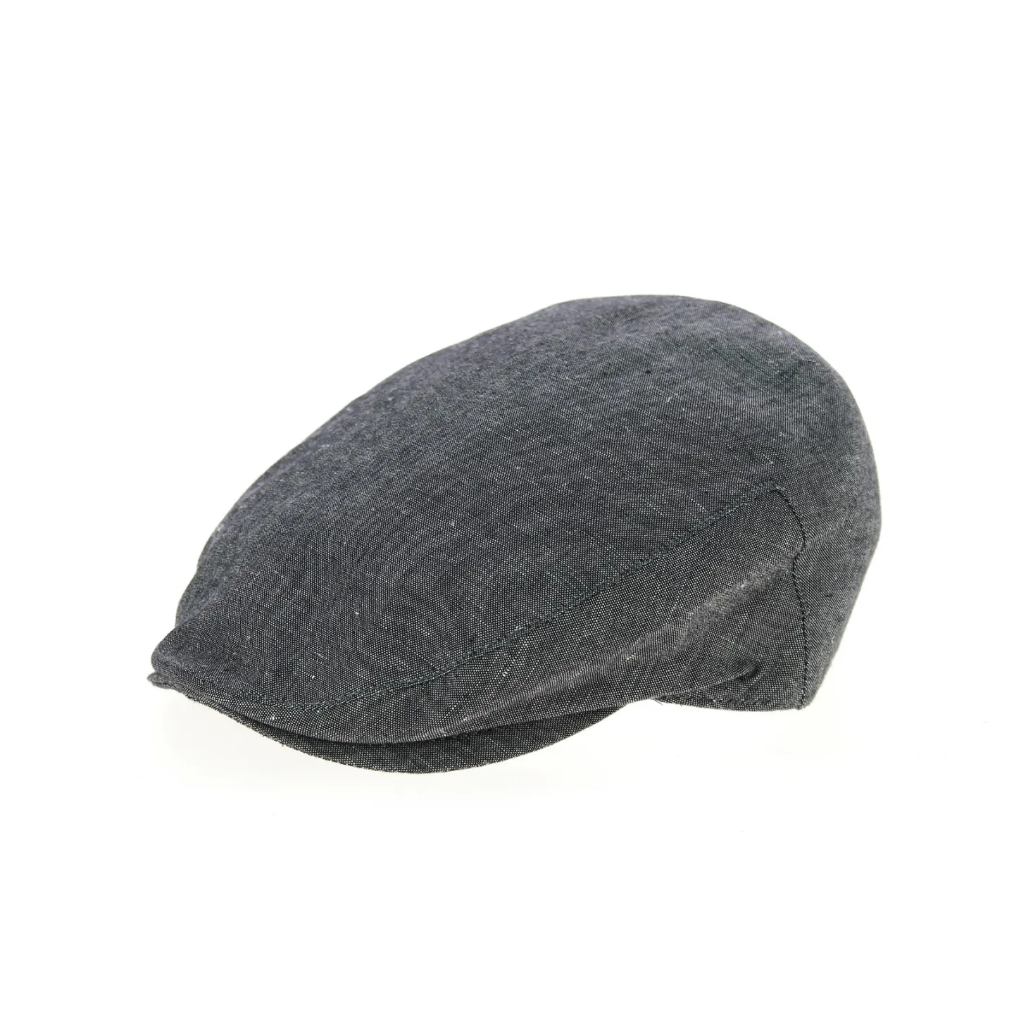 Casquette Plate Piemonte Balte Anthracite Lin & Coton- Traclet Reference : 10727 | Chapellerie Traclet