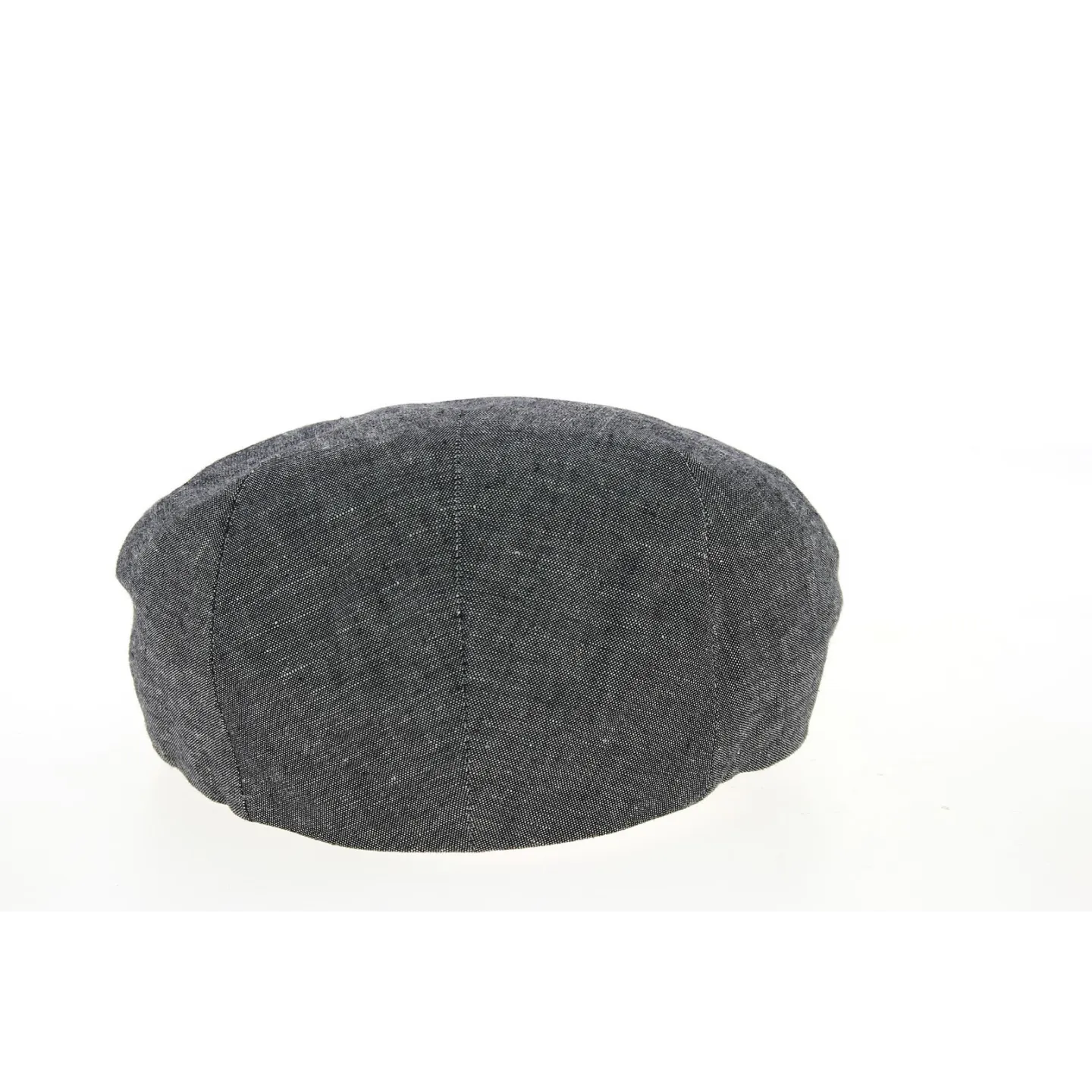 Casquette Plate Piemonte Balte Anthracite Lin & Coton- Traclet Reference : 10727 | Chapellerie Traclet
