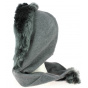 Grey Norell fleece hood