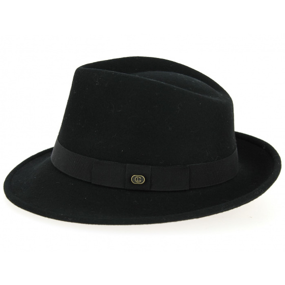 Chapeau Feutre Blues Brothers Large Bord Noir
