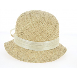 Chapeau Cloche Clara Paille Naturel - Traclet