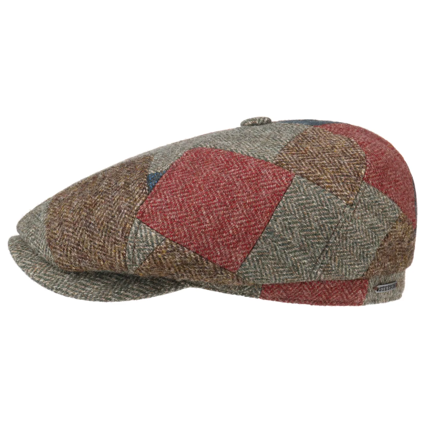 Brooklin Patchwork Wool Cap - Stetson  Reference: 10742 | Traclet Hat Shop