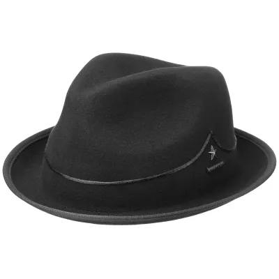 Chapeau Player Feutre Laine Noir- Stetson Reference : 10745 | Chapellerie Traclet
