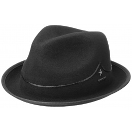 Armstrong Player Hat Wool Felt Black - Stetson