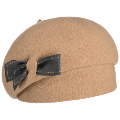 Béret Lady Laine Barascon Camel- Traclet Reference : 10749 | Chapellerie Traclet