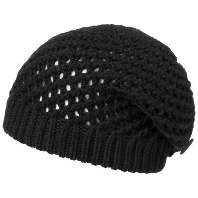 Béret Laine Tricot Barascon Noir- Traclet Reference : 10752 | Chapellerie Traclet