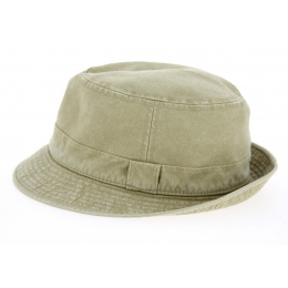 Chapeau Trilby Belgrade Coton Beige - Crambes