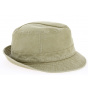Trilby Belgrade Beige Cotton Hat - Crambes