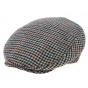 Houndstooth Flat Cap Grey- Traclet