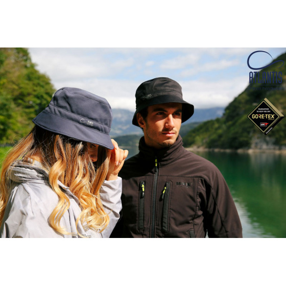 Black Gore-Tex Waterproof Bucket Hat - Traclet