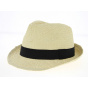 Trilby Straw Hat Natural Paper - Traclet