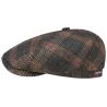 Stetson Brooklyn Wool Plaid Cap in Gray - Reference: 10814 | Traclet Hat Shop