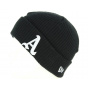 Black Acrylic Fisherman Beanie - New Era
