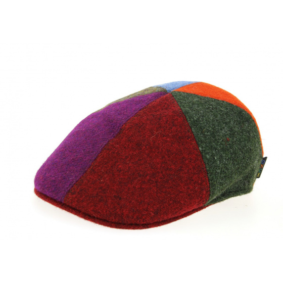Patchwork Duck Bill Flat Cap