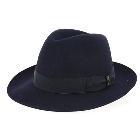 Navy Campania Hat - Borsalino