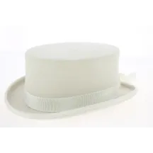 Beige Semi-Top Hat Reference: 3433 | Traclet Hat Shop
