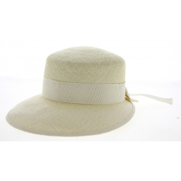 Casquette Guiditta Panama Blanchi Femme - Crambes