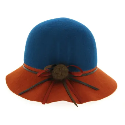SMALL FIRENZE FELT WIDE-BRIMMED HAT Reference: 4351 | Traclet Hat Shop