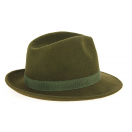 Khaki Trilby Hat