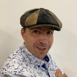 Casquette Hatteras cuir Patchwork - Stetson