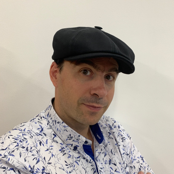 Casquette Hatteras Selvedge Coton Noire- Stetson