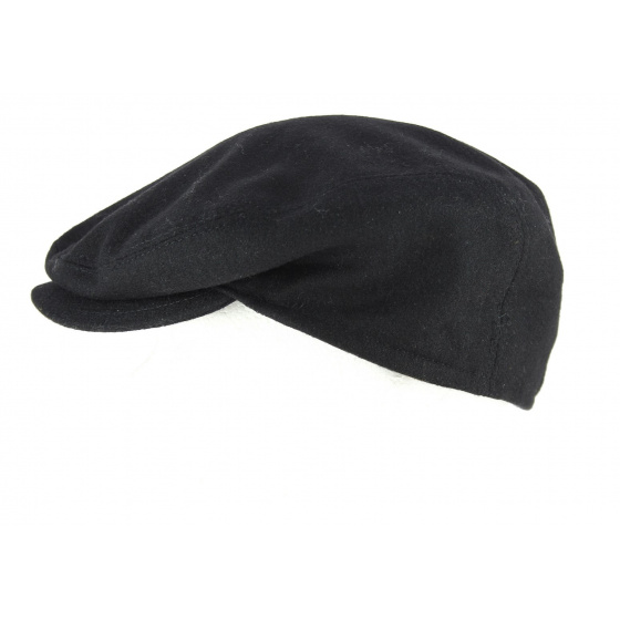 Black Wool Traclet Cap - Traclet