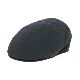Black Cotton Cremona Duck Bill Cap - Traclet