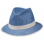 Blue - Natural Melito Duelin Safari Hat