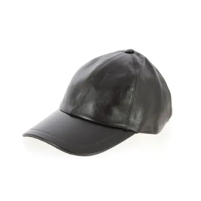 Casquette Baseball Cuir Marron- Traclet Reference : 10874 | Chapellerie Traclet