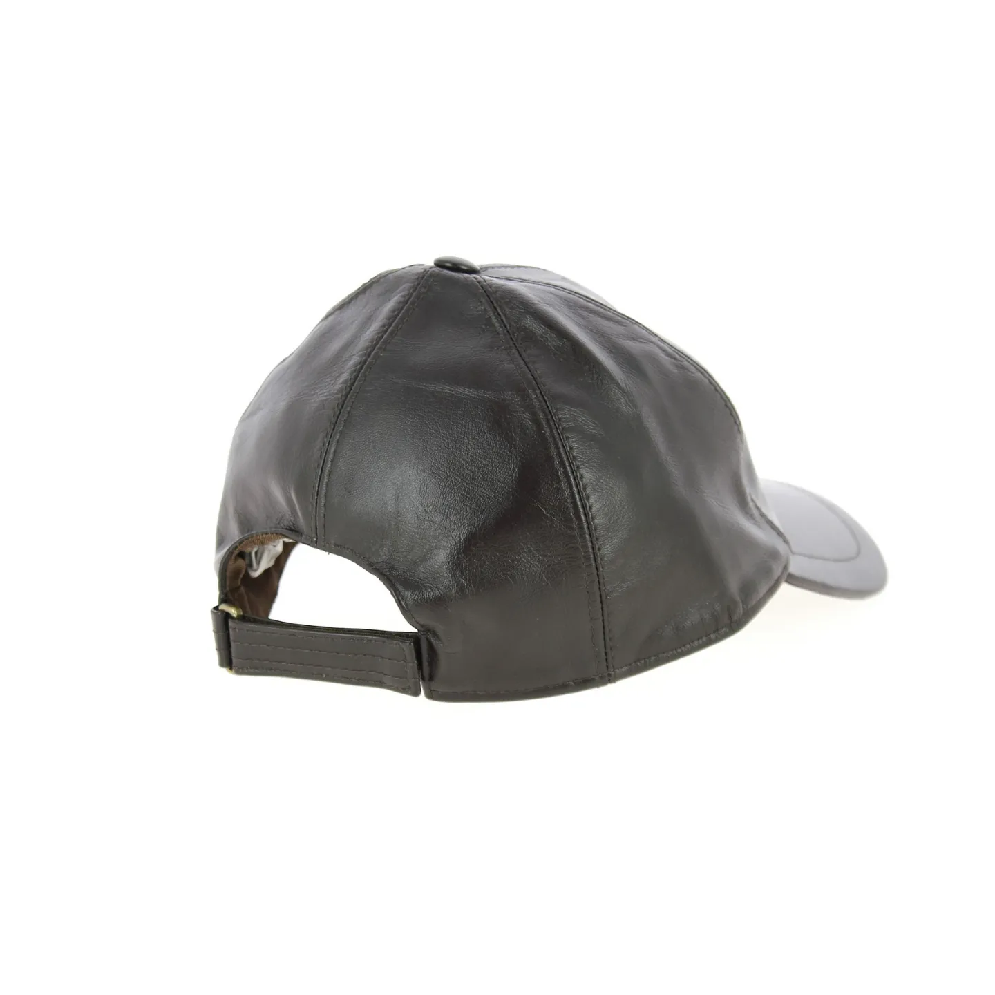 Brown Leather Baseball Cap - Traclet Reference: 10874 | Traclet Hat Shop