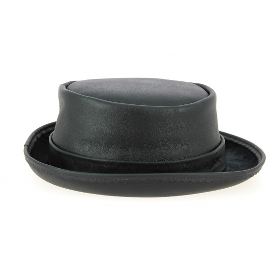 Chapeau Pork Pie cuir
