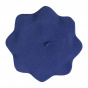 Polisson Child Beret Wool Merino Blue Night - Heritage by Laulhère