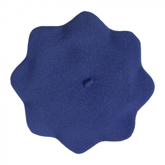 Kids Polisson Beret Merino Wool Navy Blue - Heritage by Laulhère