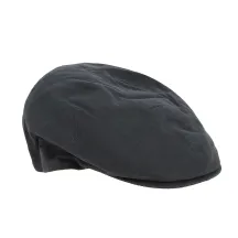 Black 100% cotton duck bill cap Reference: 10909 | Chapellerie Traclet
