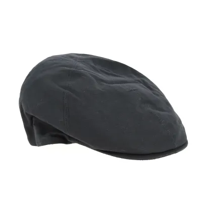 Black 100% cotton duck bill cap Reference: 10909 | Chapellerie Traclet