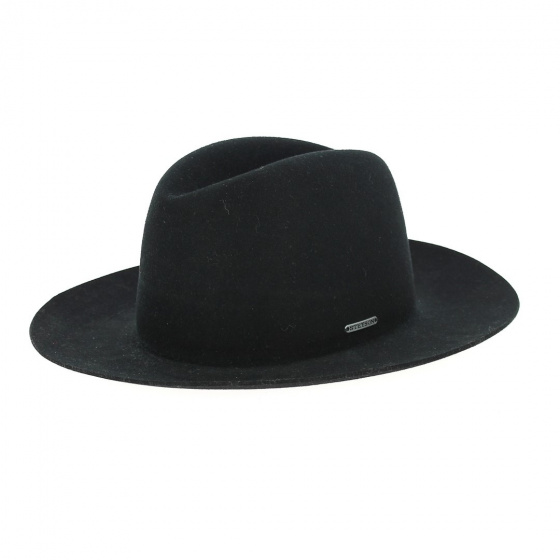 Chapeau Traveller Badlands Feutre Laine Noir - Stetson