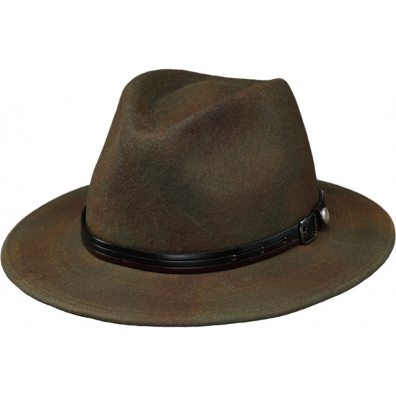 Vintage Green Charlieu Traveller Hat - Traclet Vintage Green Charlieu Traveller Hat - Traclet