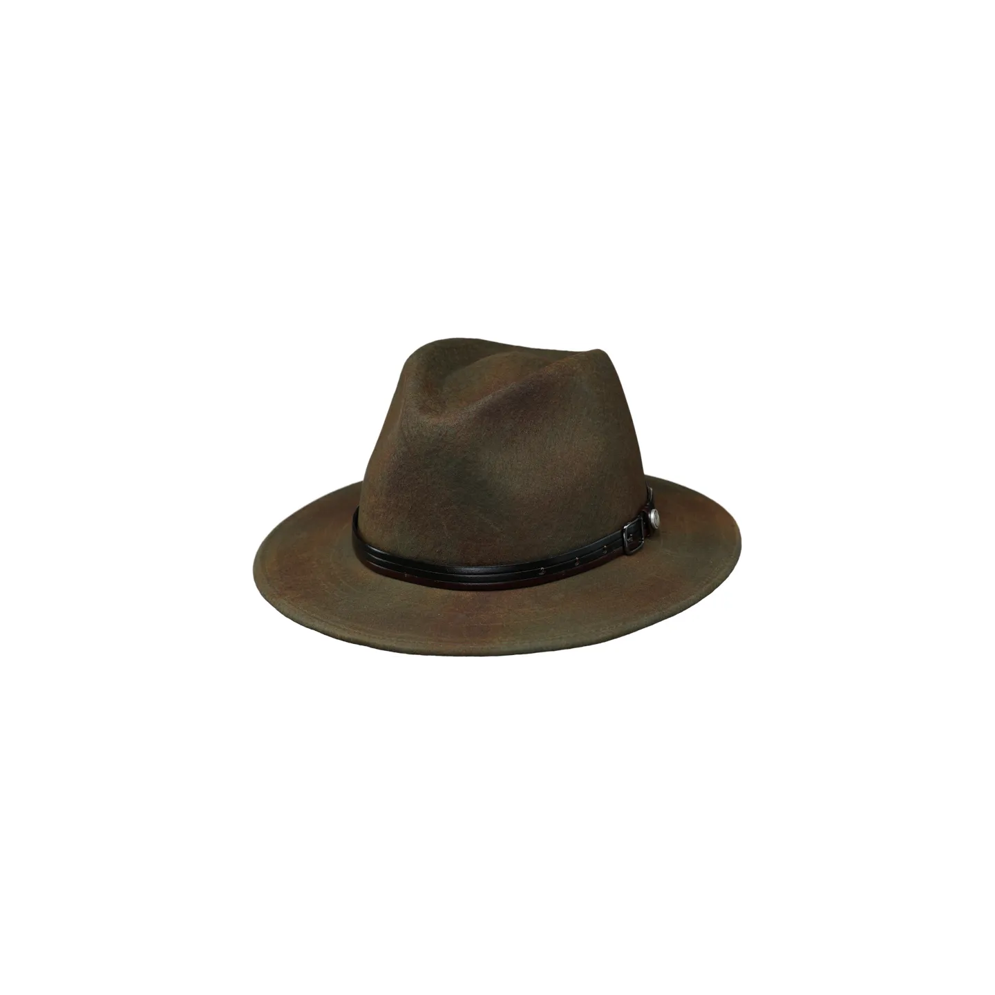 Vintage Green Charlieu Traveller Hat - Traclet Reference: 6097 | Traclet Hat Shop