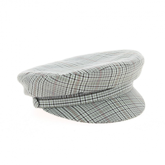 Plaid summer fisherman cap - Made in France