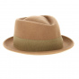 Beige Wool Felt Zingaro Pork Pie Hat