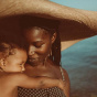 The Bomba Hat - Wide brim couture sunhat