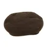 Brown summer flat cap ERDEN 100% cotton Reference: 10908 | Traclet Hat Shop