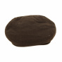 Brown ERDEN Mistral summer flat cap