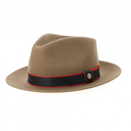 Chapeau Fedora Cordele Laine & cachemire  Beige - Stetson