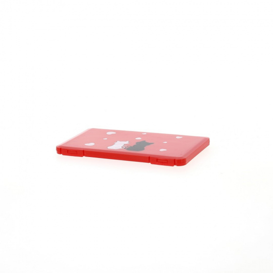 Boite de rangement rouge pour masque Boite de rangement rouge pour masque