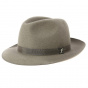 Le Chazelles Fedora Hat in Taupe Fur Felt - Fléchet